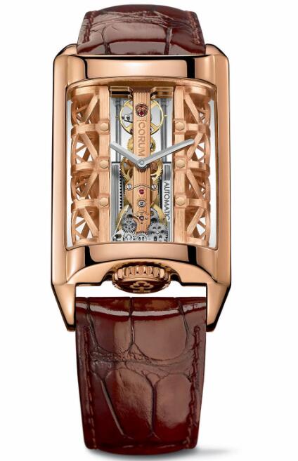 Review Copy Corum Golden Bridge Stream Bridge Automatic Watch B313/03296 - 313.100.55/OF02 SB01R - Click Image to Close